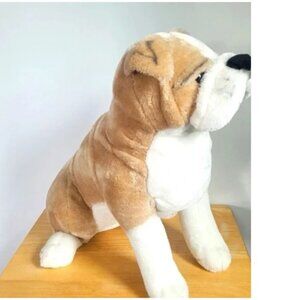 Melissa and Doug English Bulldog 17.5" Stuffed Toy